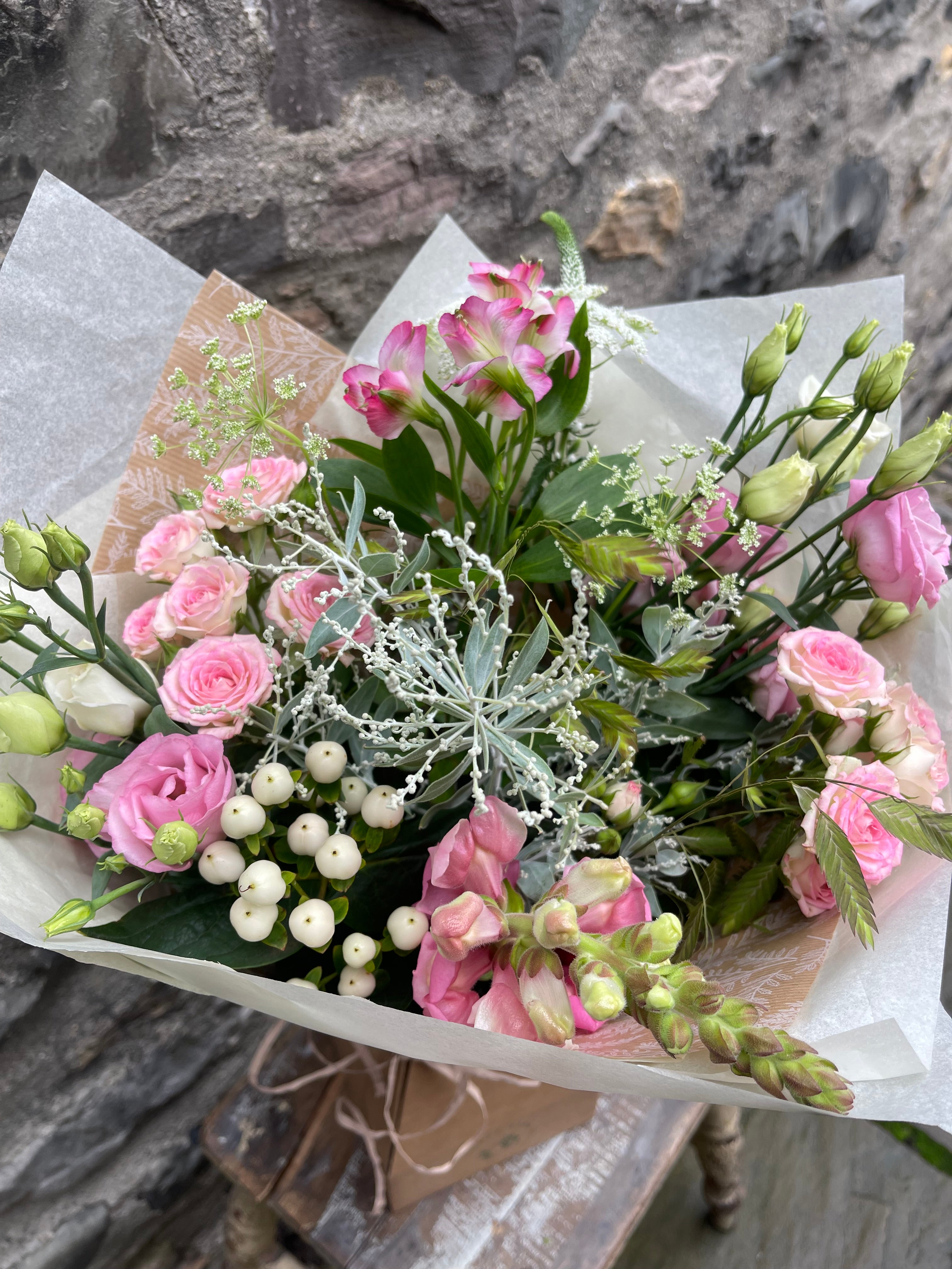 Pink Mix Seasonal Hand Tied