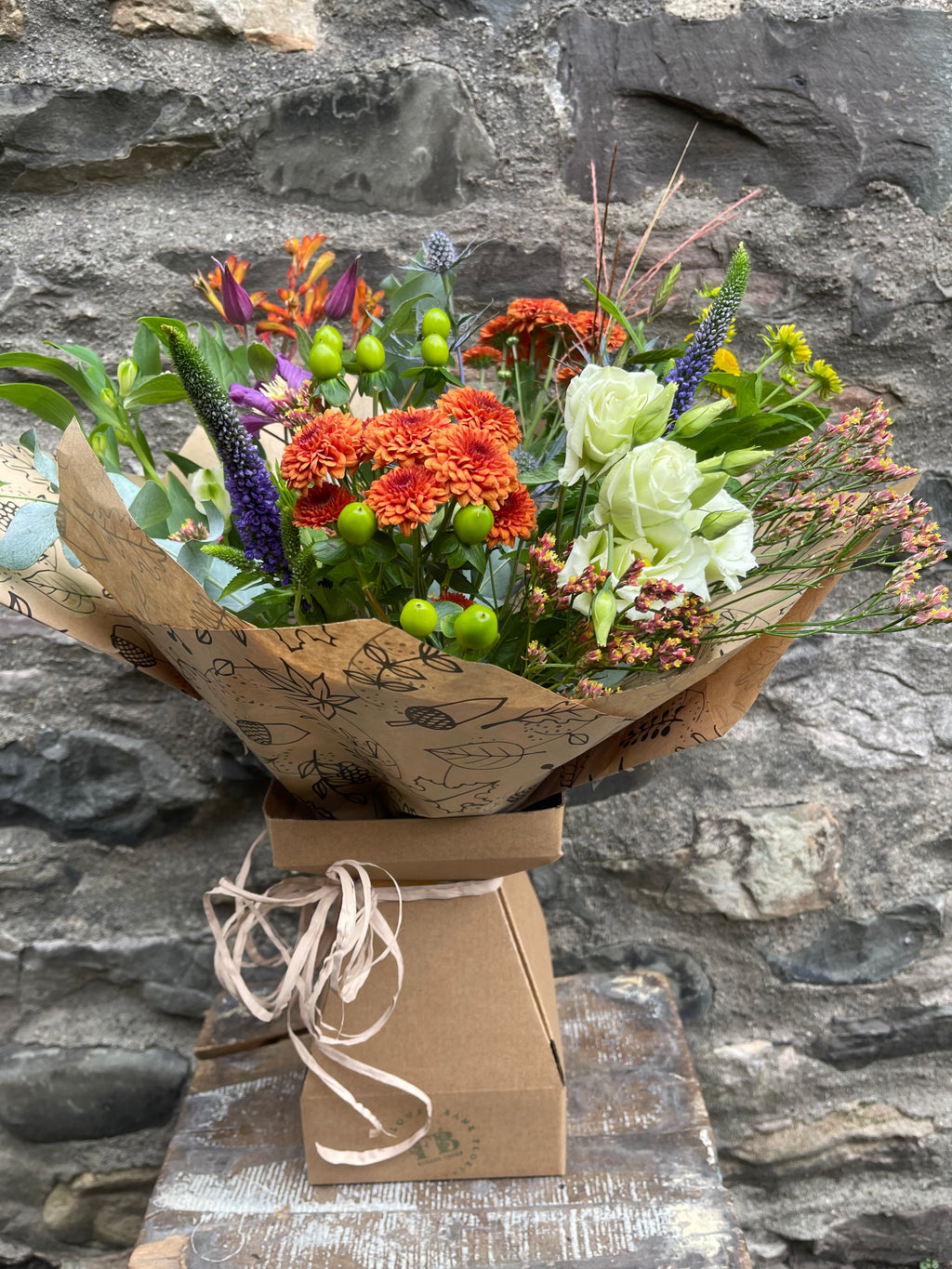 Bright Mix Seasonal Hand Tied