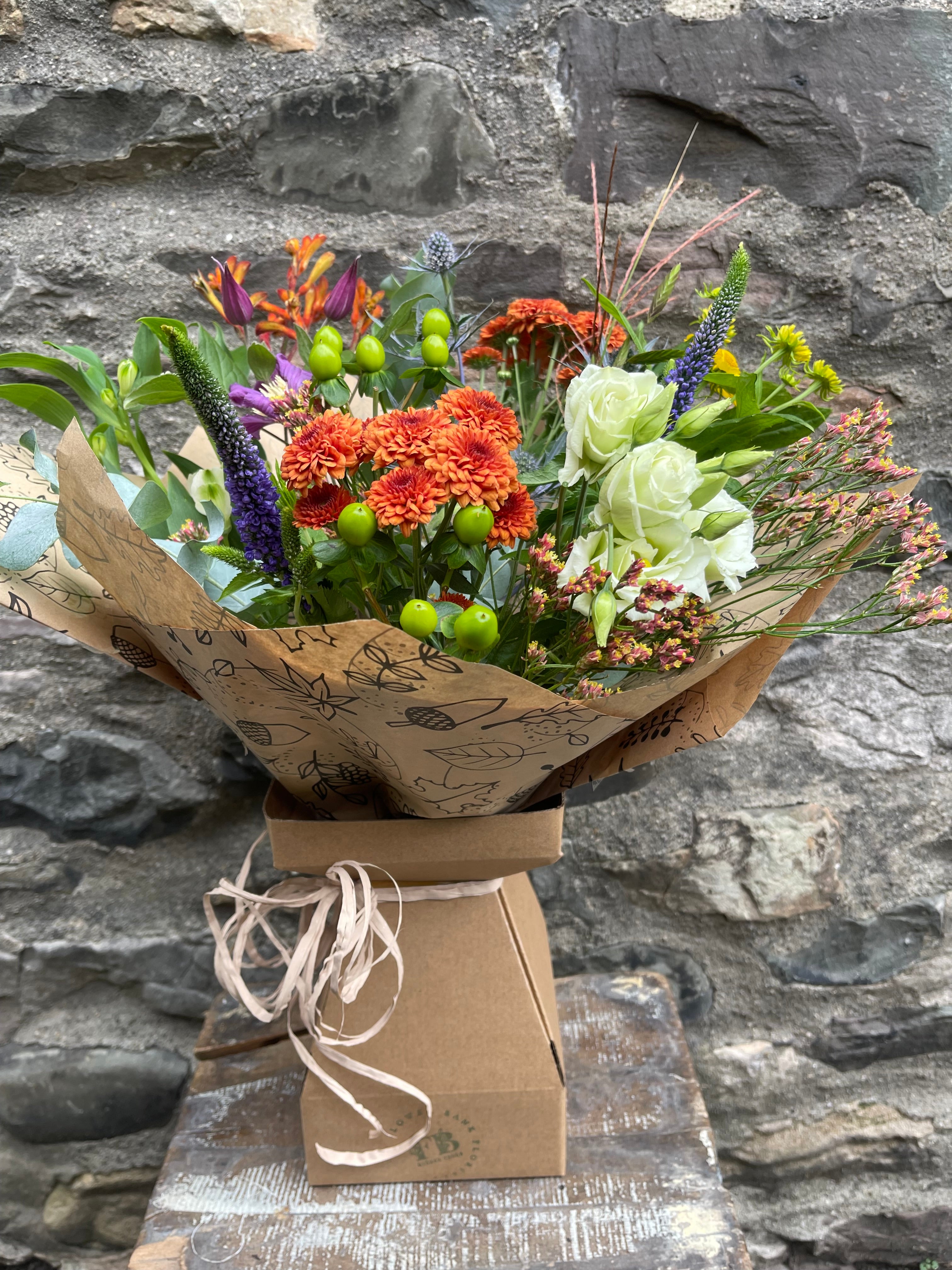 Bright Mix Seasonal Hand Tied