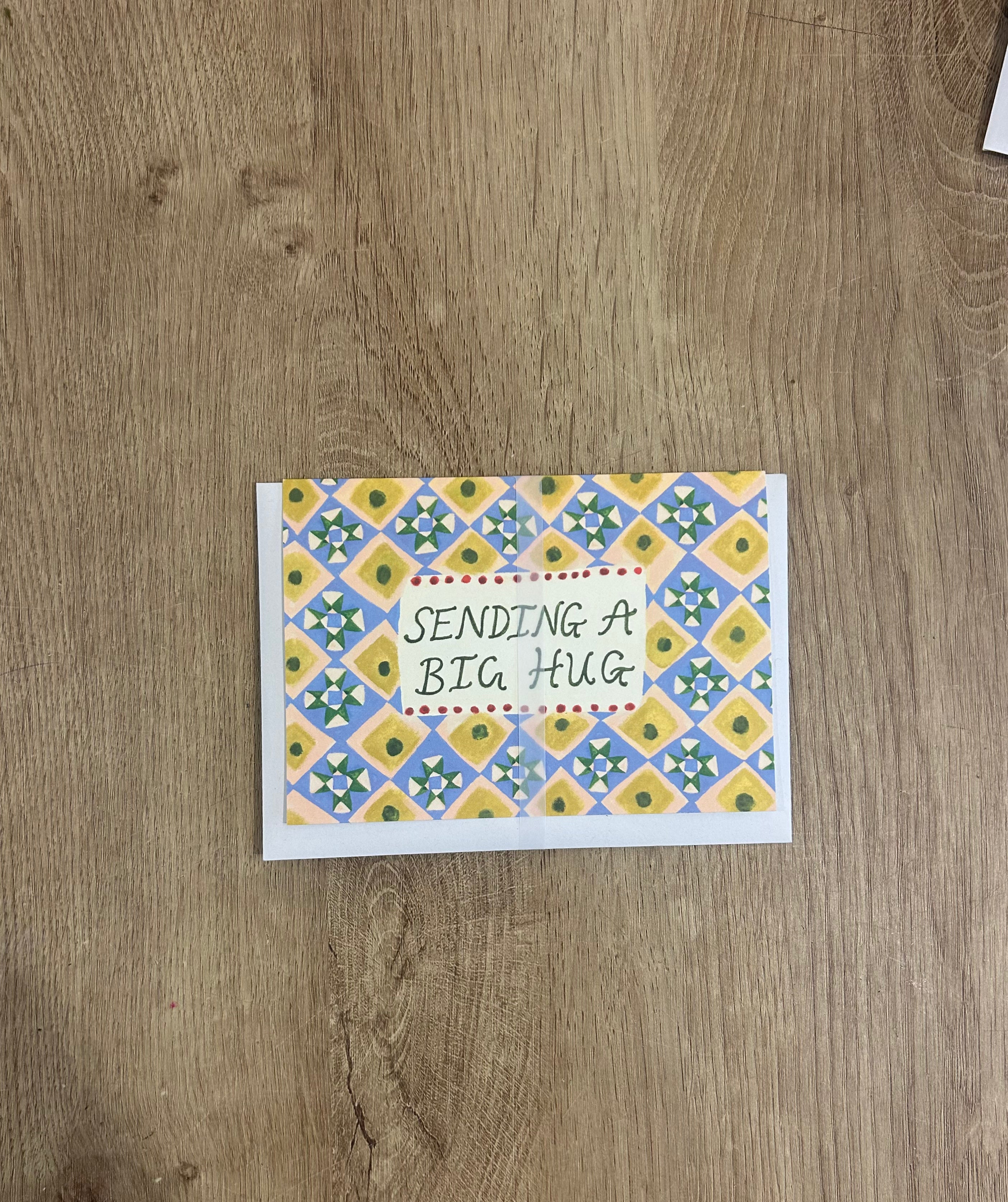 Large Sending Hugs Card