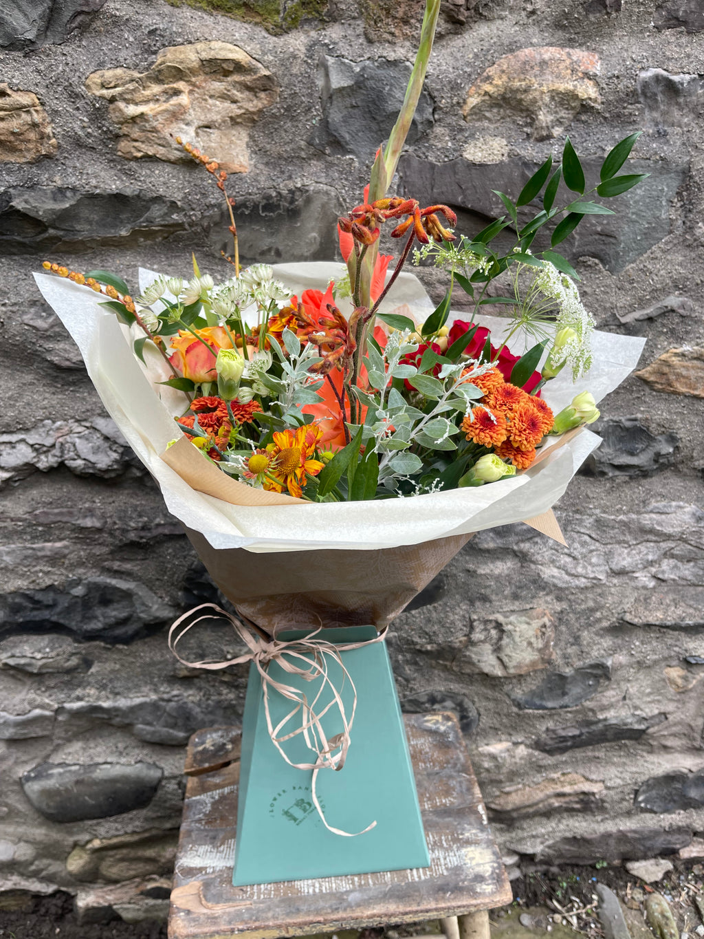 Orange Mix Seasonal Hand Tied