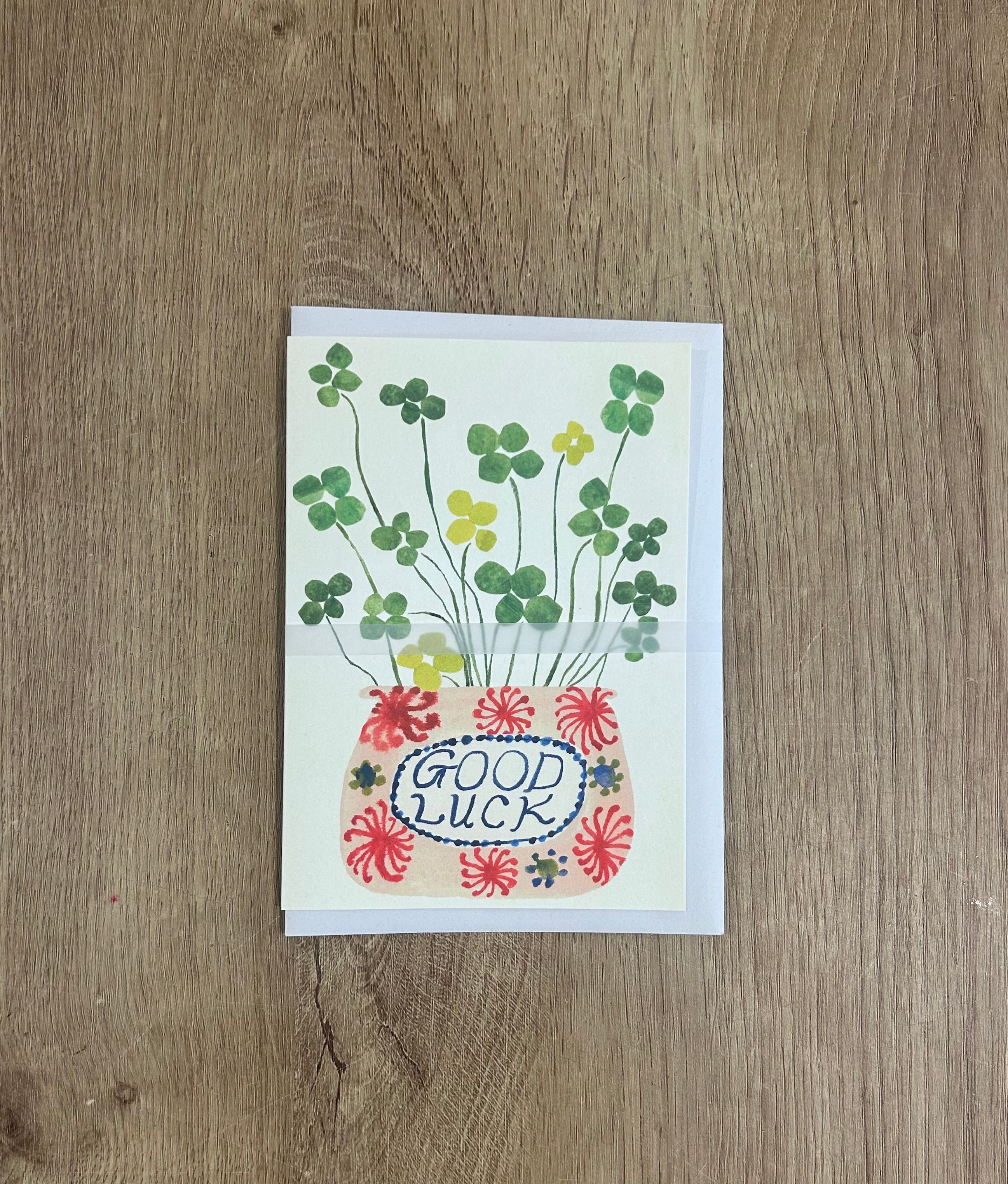 Large Good Luck Card