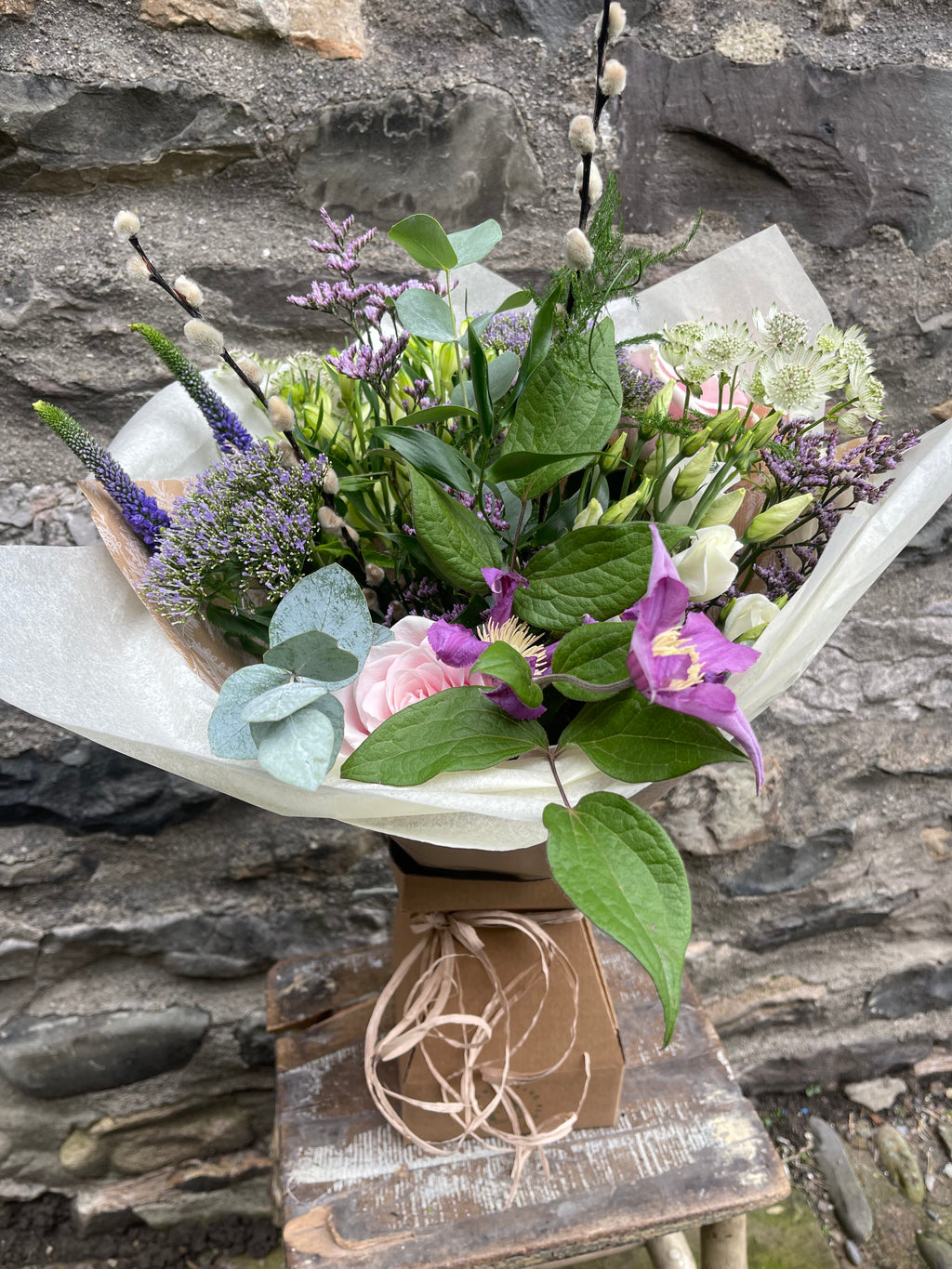 Purple Mix Seasonal Hand Tied