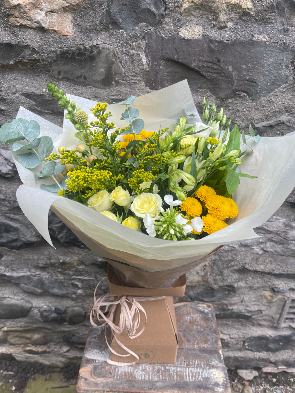 Yellow Mix Seasonal Hand Tied