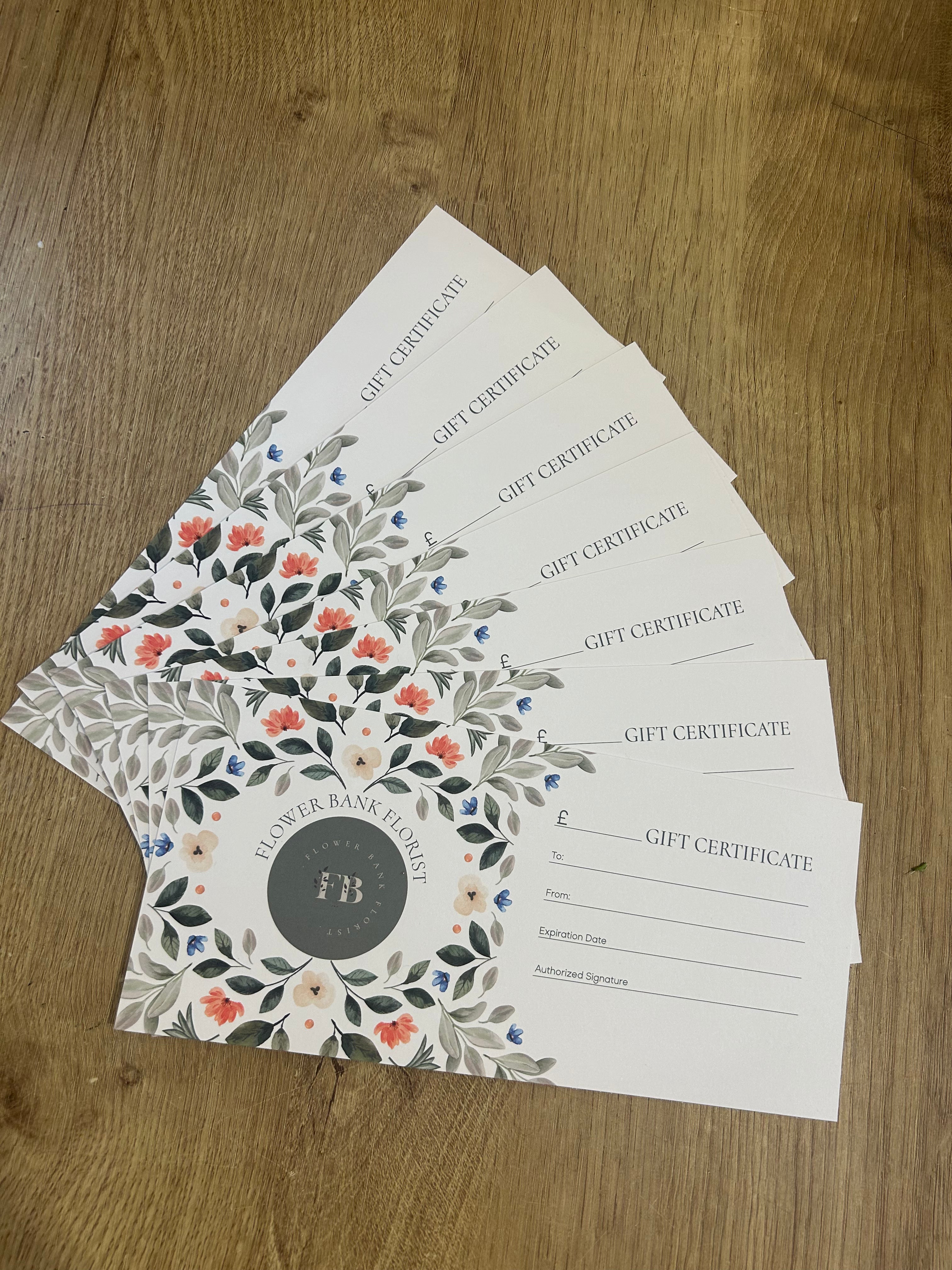 Flower Bank Voucher